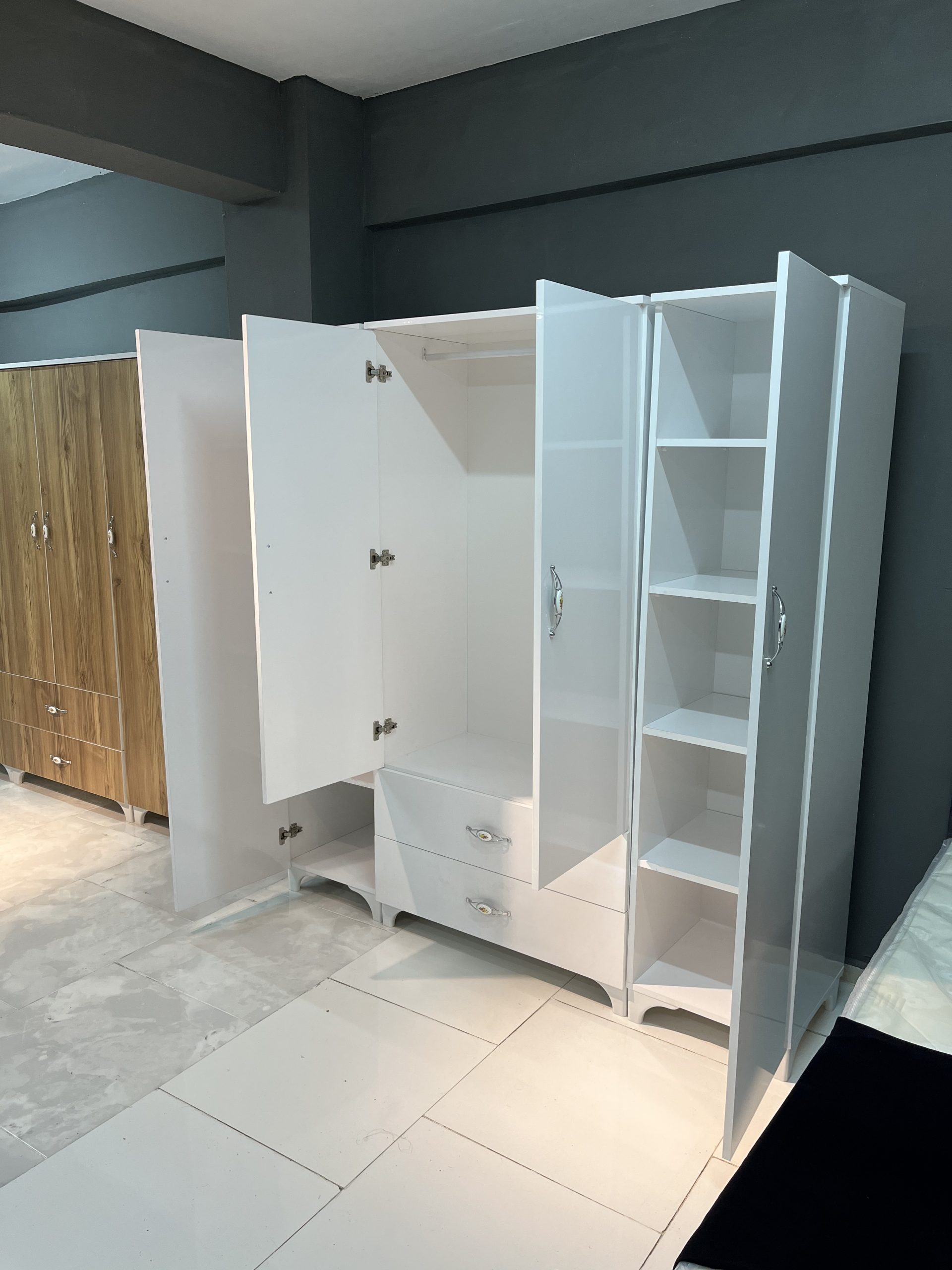 180'lik Modüler Gardırop