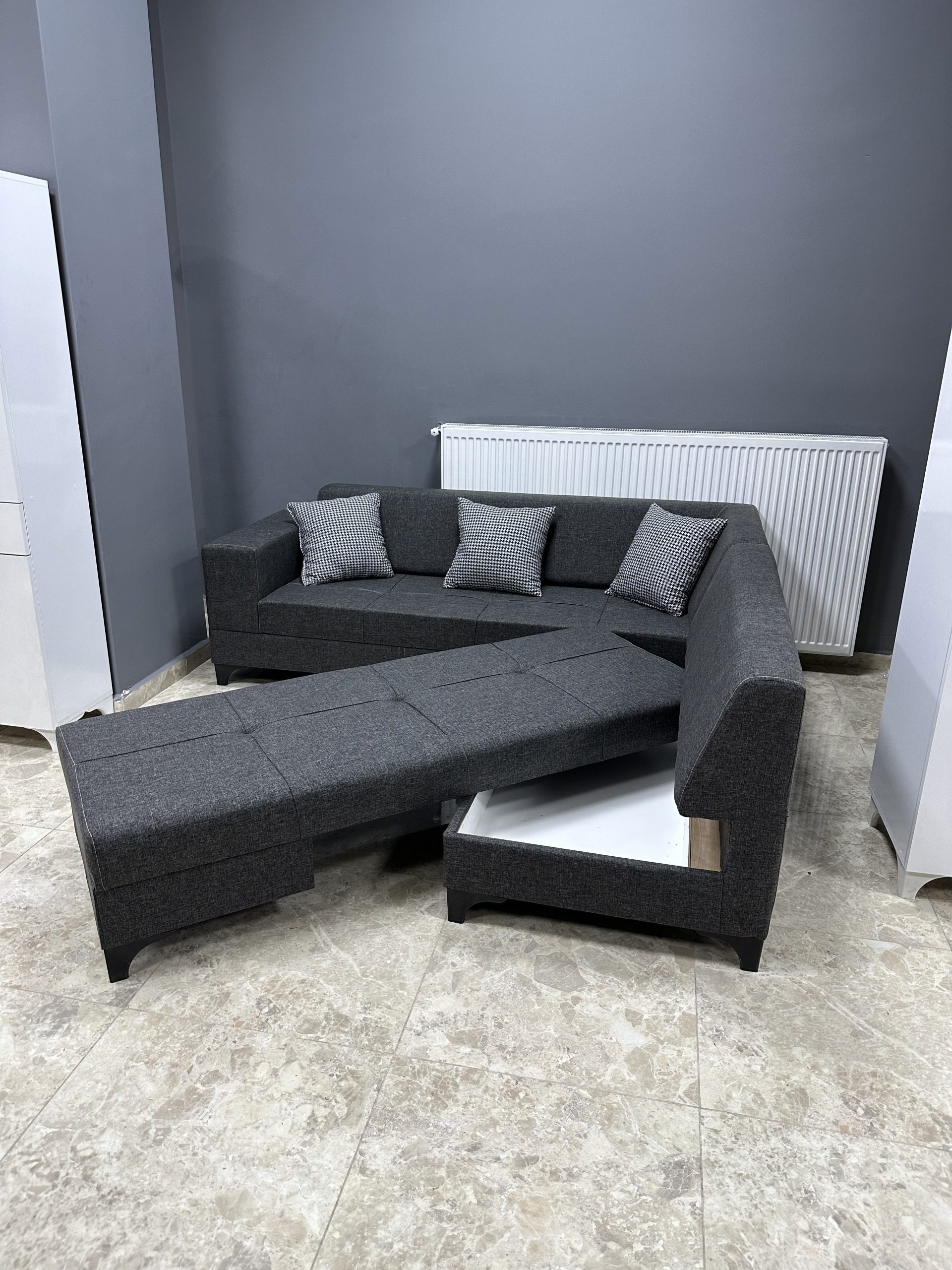 Kayar Mekanizmalı L Koltuk