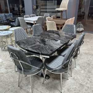 Cosmos X Masa Takımı (Açık Gri Aras Sandalye)