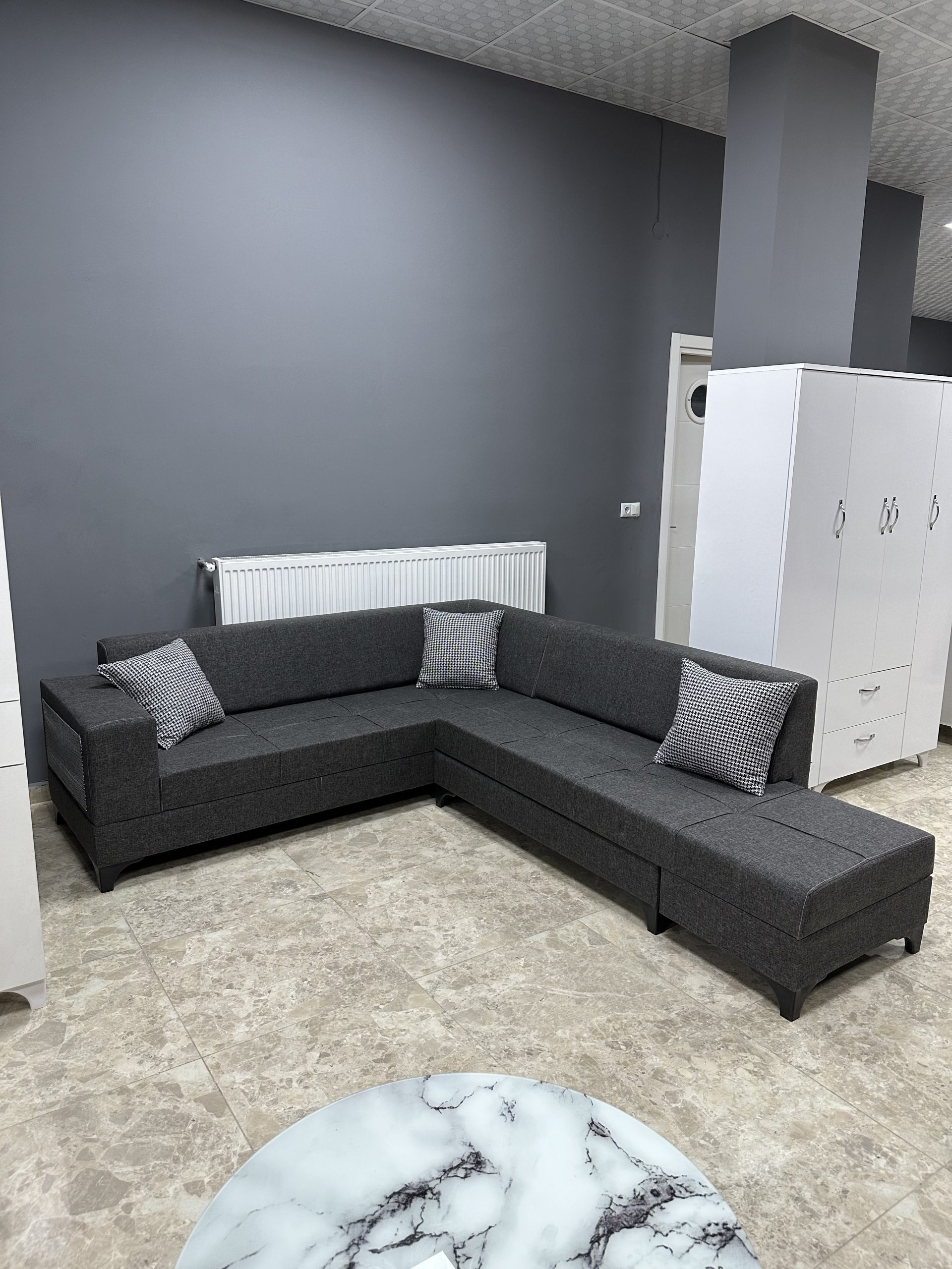 Kayar Mekanizmalı L Koltuk