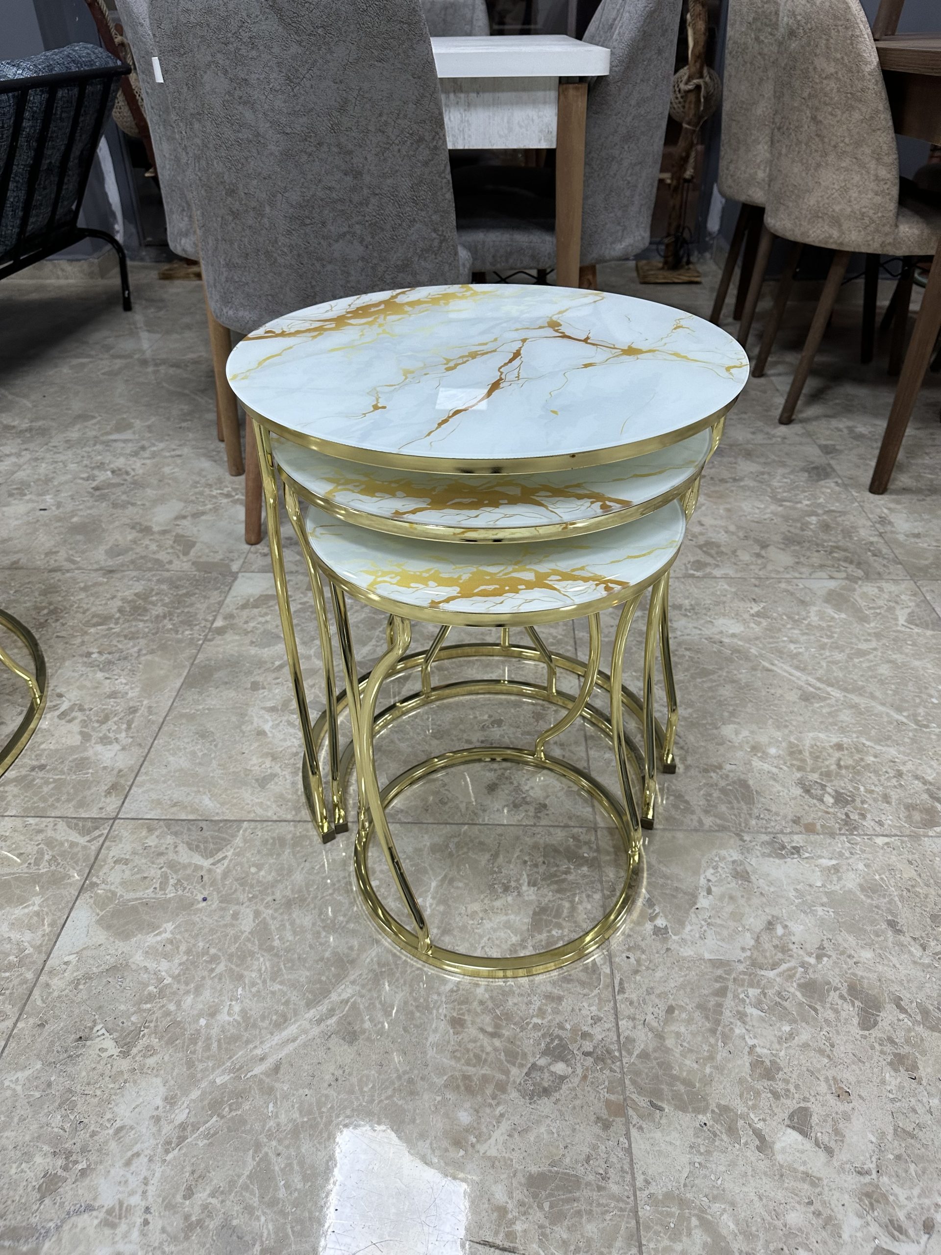 Rüyam Gold Zigon Sehpa