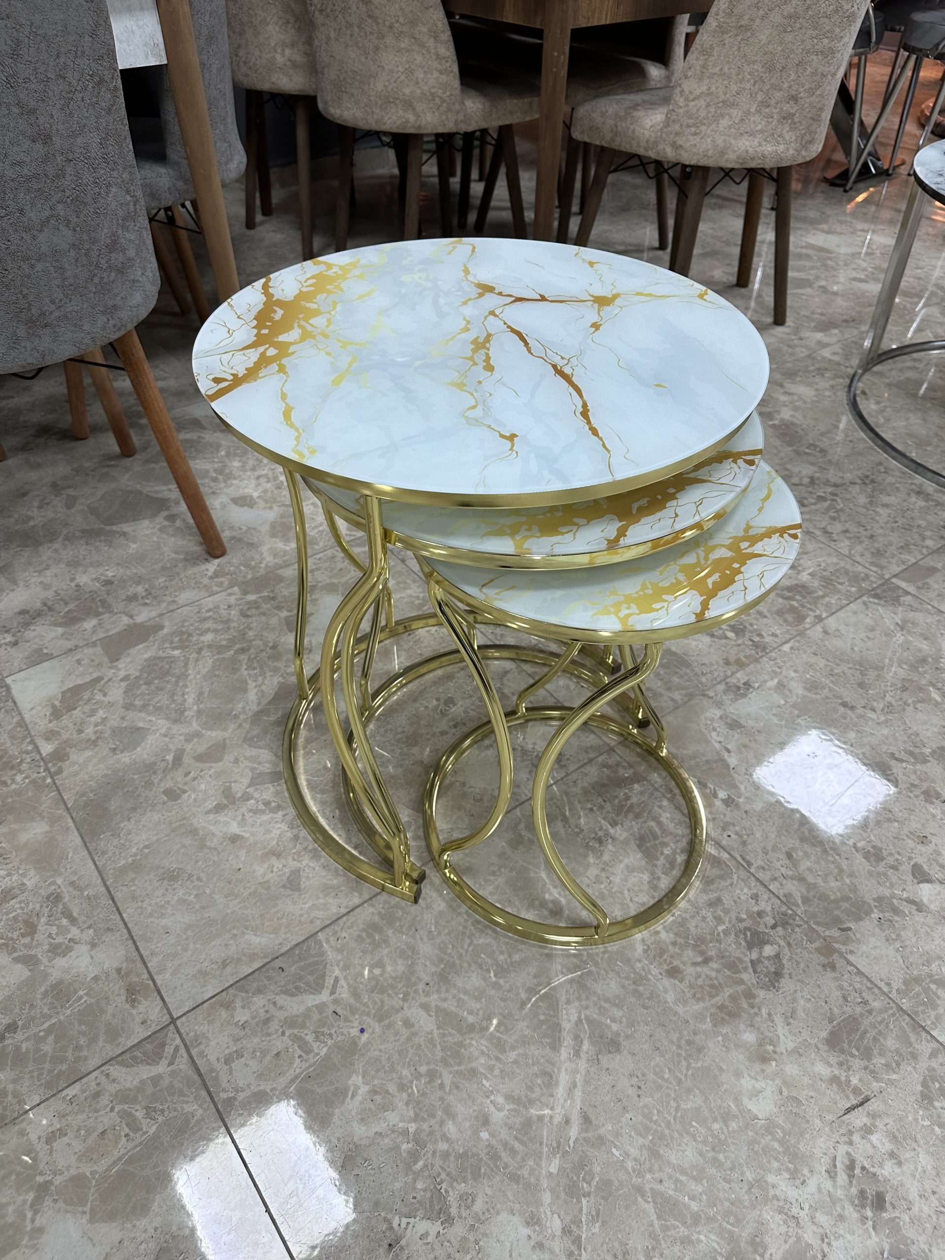 Rüyam Gold Zigon Sehpa