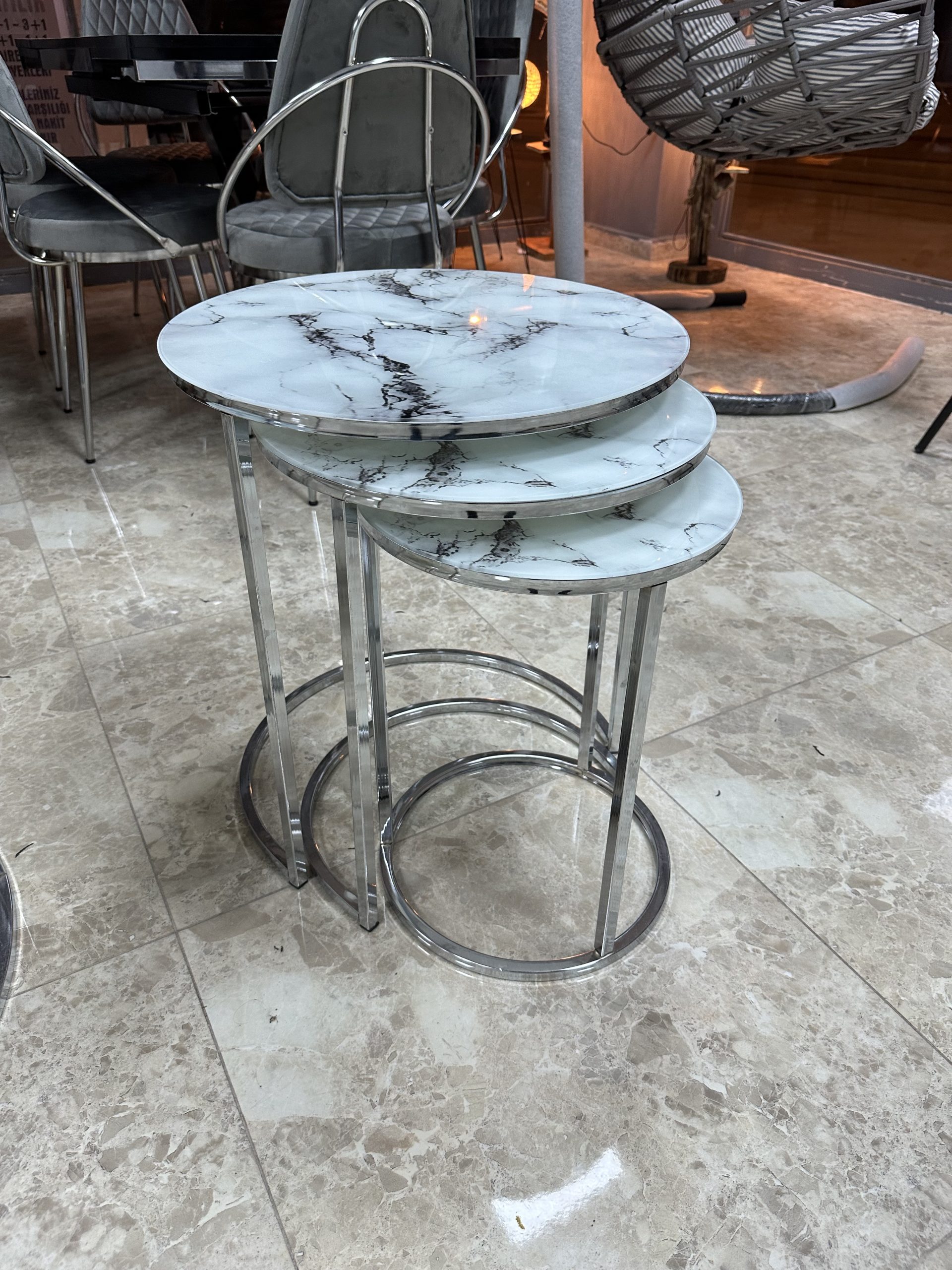 Rüyam Metal Zigon Sehpa