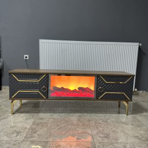 Şömineli Tv Sehpası