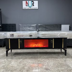 Şömineli Tv Sehpası