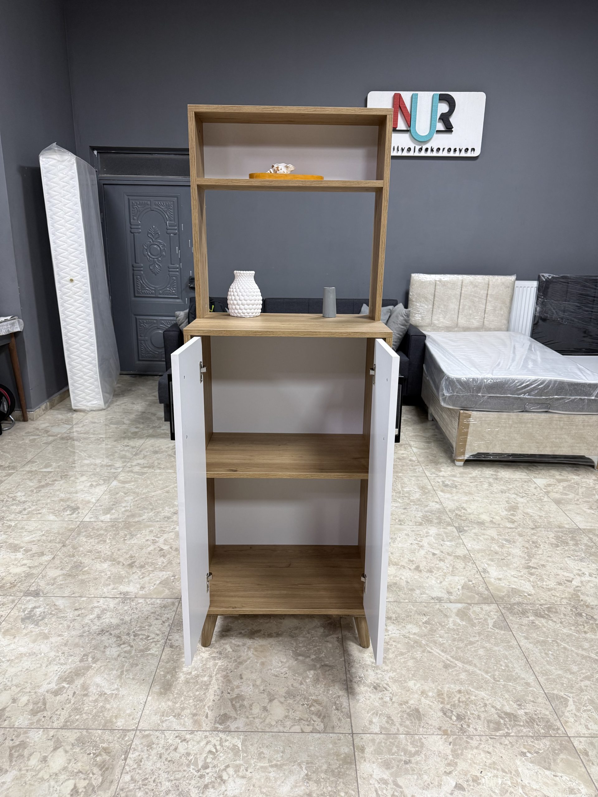 Çok Amaçlı Mini Dolap - Kahve Köşesi (Sepet)