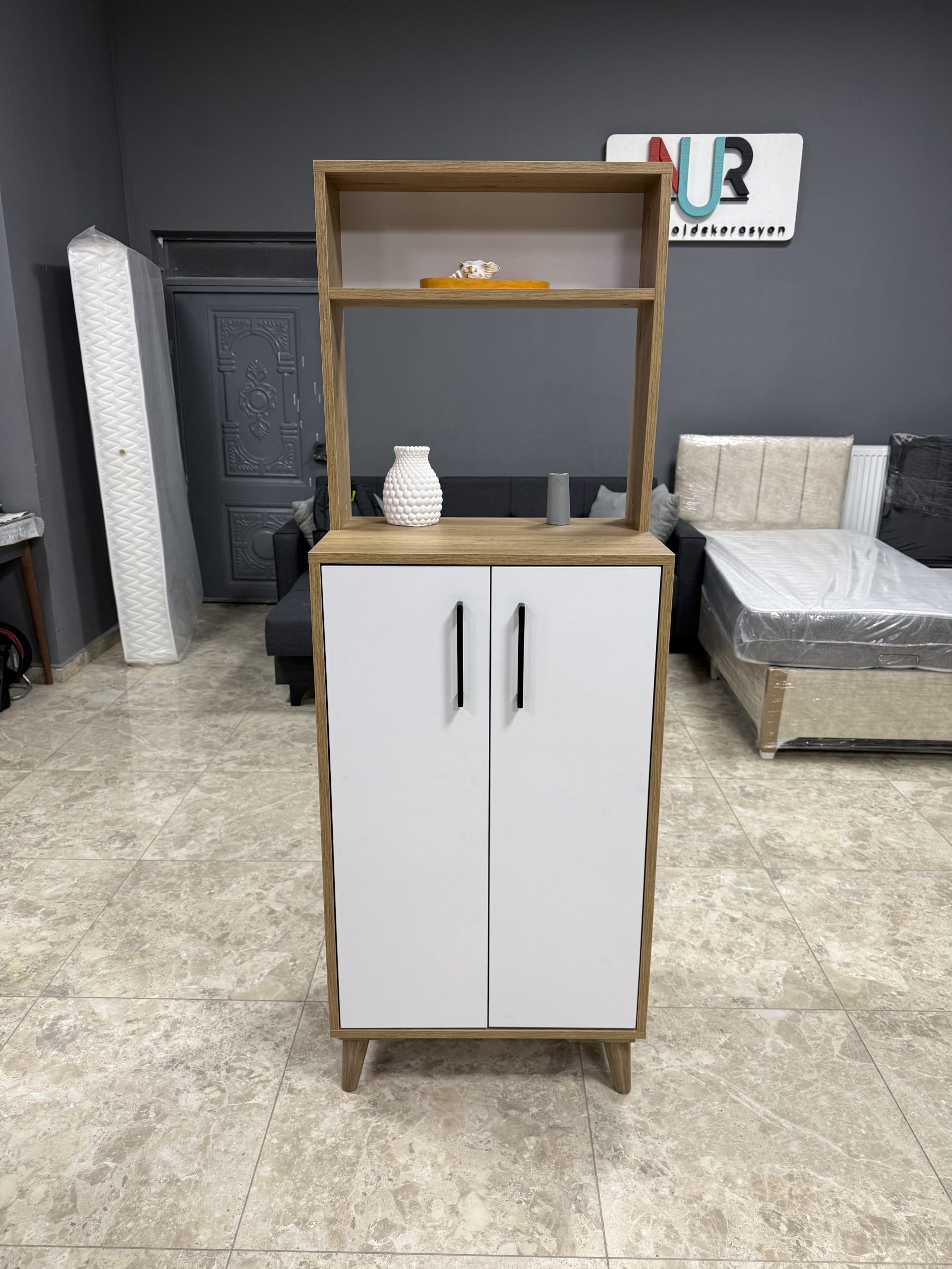 Çok Amaçlı Mini Dolap - Kahve Köşesi (Sepet)